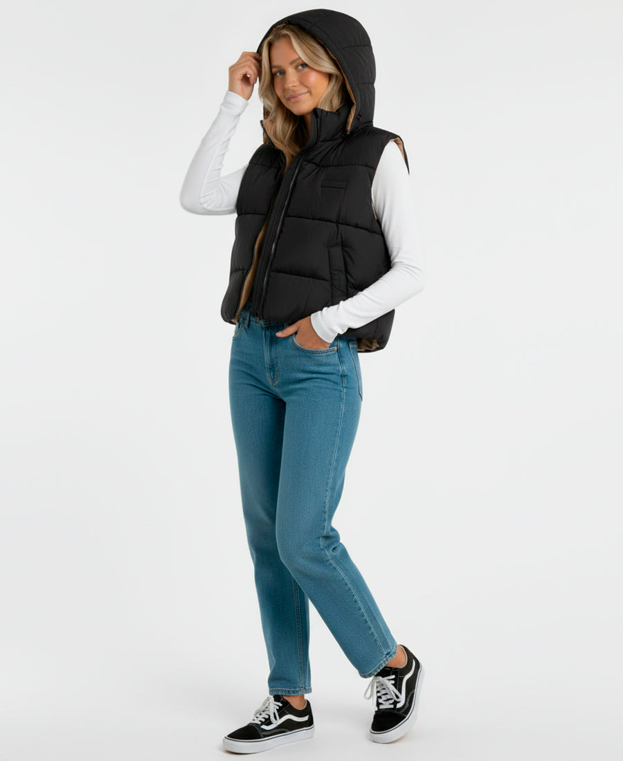 Chaleco Rip Curl Vest Crop Reversible