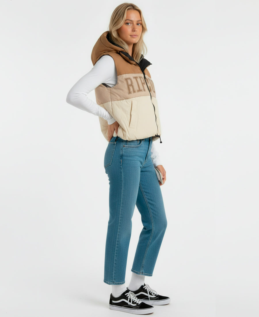 Chaleco Rip Curl Vest Crop Reversible