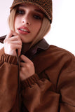 Campera Ojo Rojo Gamuza Belu