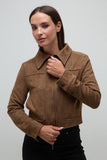 Campera Ojo Rojo Gamuza Cindy