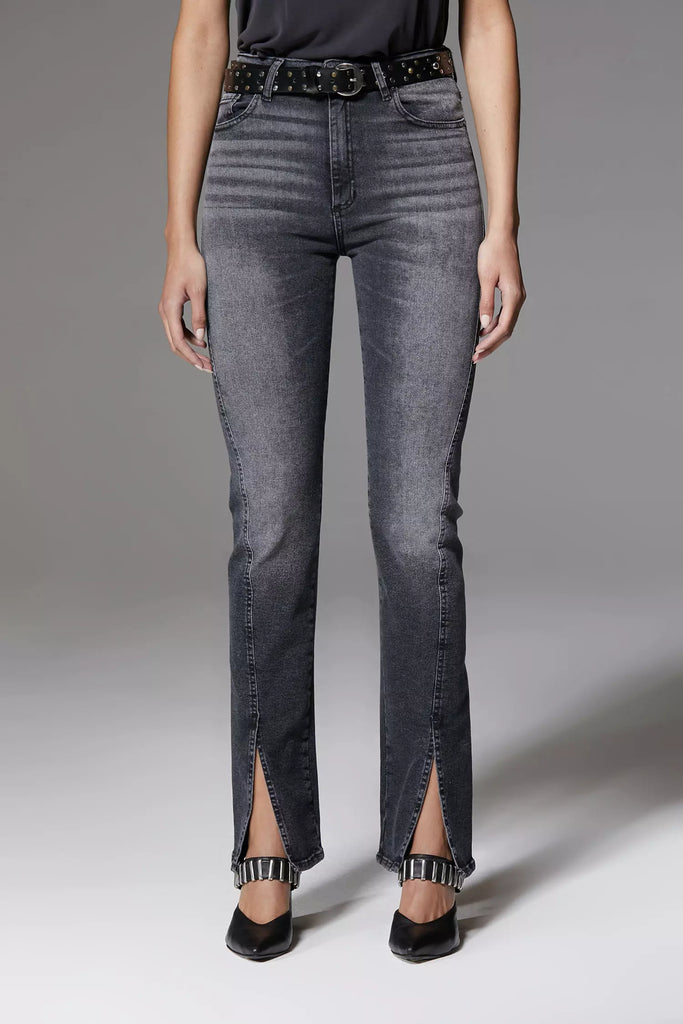 Jean Tucci Pan Katy St Front Split Grey Bambaci