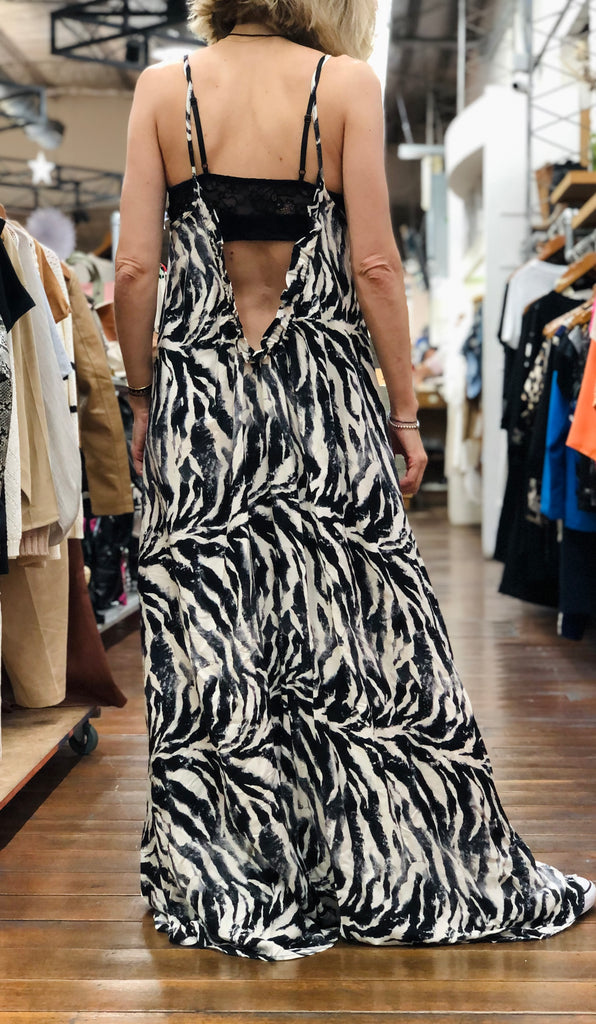 Vestido Lino Estampado – Bambaci