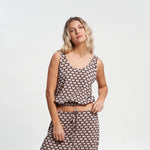 Top Rusty Sorrento Tank Tuscan Brown