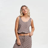 Top Rusty Sorrento Tank Tuscan Brown