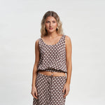 Top Rusty Sorrento Tank Tuscan Brown