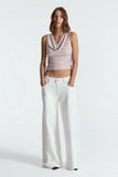 Jean Victoria Tucci Pan New Rotten Off White