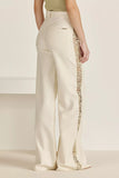 Pantalon Tucci Lace Ecru Foil