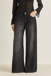 Pantalon Tucci Regina Black Tencel