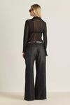 Pantalon Tucci Regina Black Tencel