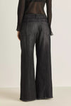 Pantalon Tucci Regina Black Tencel