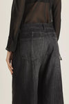 Pantalon Tucci Regina Black Tencel