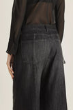 Pantalon Tucci Regina Black Tencel
