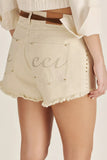 Short Tucci Heart Ecru