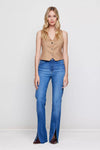 Jean Tucci Pan St Katy Front Split New Blue