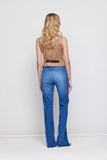 Jean Tucci Pan St Katy Front Split New Blue