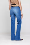 Jean Tucci Pan St Katy Front Split New Blue