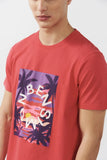 Remera Bensimon Logo Boton Sol